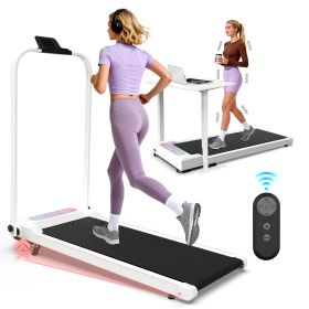Foldable Treadmill with Handle Bar & Incline