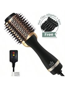 Hot Hair Blow Dryer Brush One Step Hot Air Stylers and Volumizer 2 In 1 Styling Tool Electric Hair Dryer with Hot Brush Travel Friendly Heated Ha