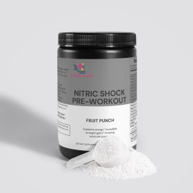 Nitric Shock Pre Workout Strength, Energy, Endurance, And Mental Focus Booster (Option: NITRIC SHOCK PRE WORKOUT)