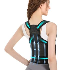 Ergonomic Posture Support Belt - Adjustable Compression For Lower Back Pain Relief (Option: S)