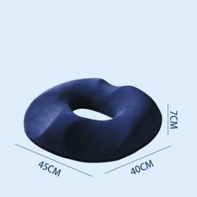 Pillow for Tailbone Pain Relief Cushion;  Hemorrhoid Pillows for Sitting; Cushion for Postpartum Pregnancy;  Butt Seat Cushion;  Back;  Coccyx; (Color: Deep blue)