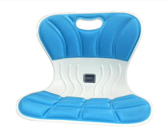 Ergonomic Lumbar Support Cushion, 460mm x 440mm x 340mm, Large, for Office Chairs & Car Seats, Posture Correction, Pregnancy Comfort (size: Blue   Large)