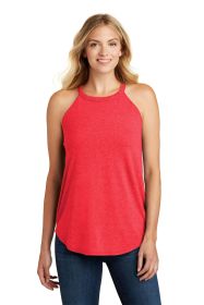 District Women's Perfect Tri Rocker Tank DT137L (Color: Red Frost, size: 3XL)