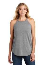 District Women's Perfect Tri Rocker Tank DT137L (Color: Grey Frost, size: XS)