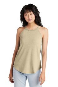 District Women's Perfect Tri Rocker Tank DT137L (Color: Desert Tan Heather, size: XS)