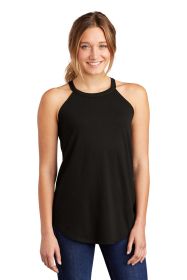 District Women's Perfect Tri Rocker Tank DT137L (Color: Black, size: 4XL)