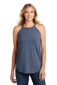 District Women's Perfect Tri Rocker Tank DT137L (Color: Navy Frost, size: 4XL)