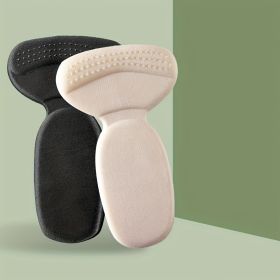 1pcs insole heel support insole heel patch (Color: Black)